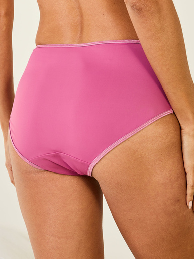Culotte midi effet ventre plat