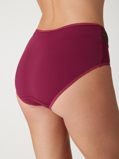 Culotte midi effet ventre plat