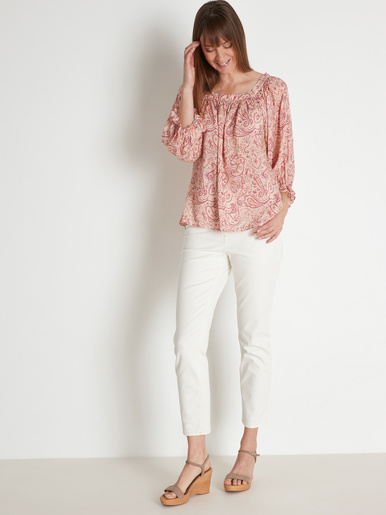Blouse encolure carrée