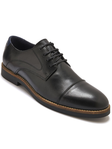 Derbies tout cuir - Pédiconfort - Noir