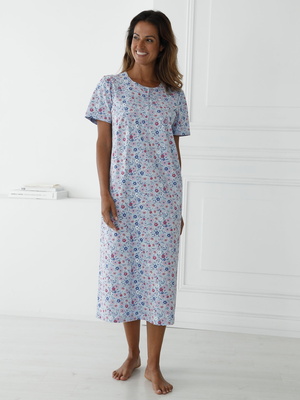 Chemise de nuit maille coton