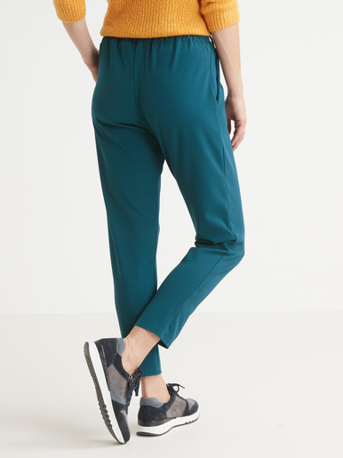 Pantalon élastiqué en maille