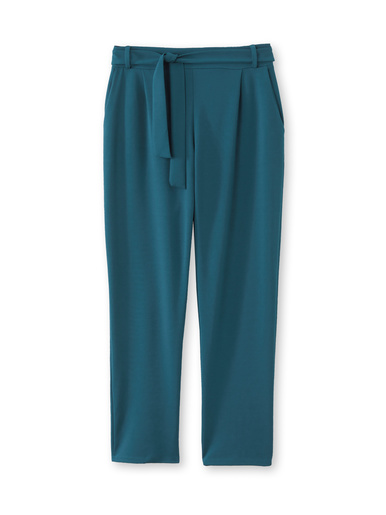 Pantalon élastiqué en maille