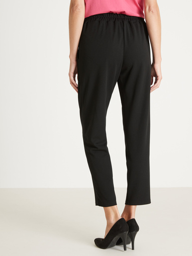 Pantalon élastiqué en maille