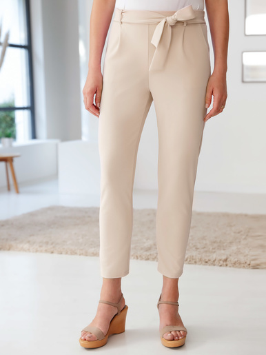 Pantalon élastiqué en maille - Daxon -