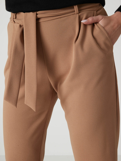 Pantalon élastiqué en maille