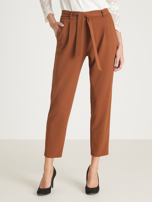 Pantalon élastiqué en maille