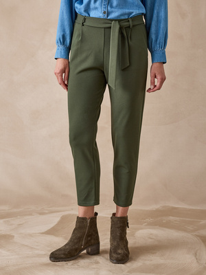 Pantalon élastiqué en maille