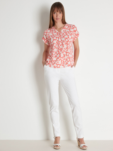Pantalon élastiqué maille milano