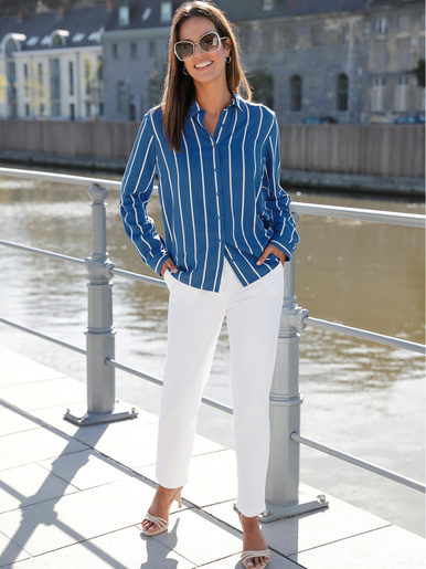 Pantalon élastiqué maille milano