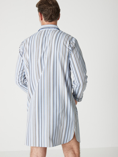 Pyjama Jogging DAXON Liquette De Nuit Homme En Popeline Col