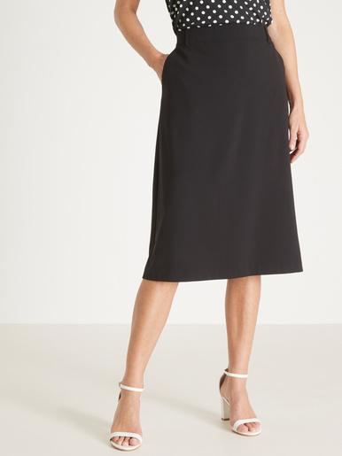 Jupe élastiquée forme trapèze - Daxon -