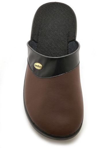 Mules mixtes cuir intérieur éponge