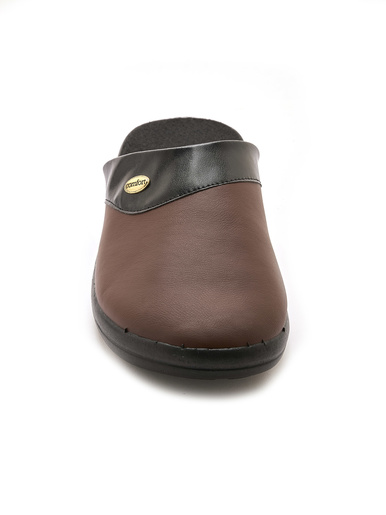 Mules mixtes cuir intérieur éponge