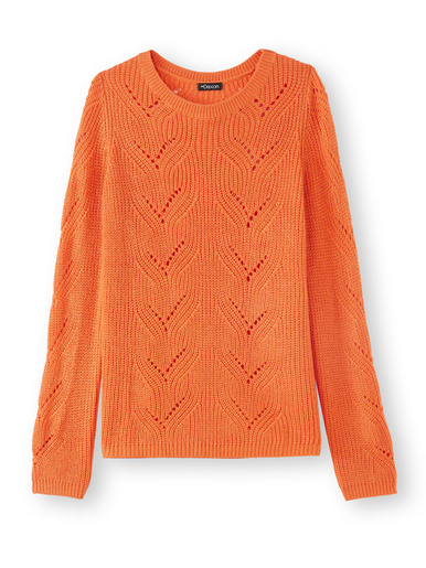 Pull en côtes perlées