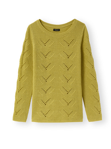 Pull en côtes perlées