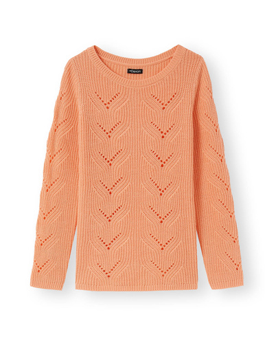 Pull en côtes perlées