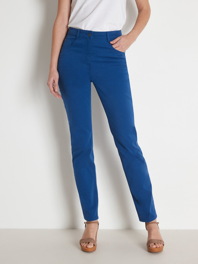 Pantalon 5 poches coupe droite - Daxon - Bleu marine