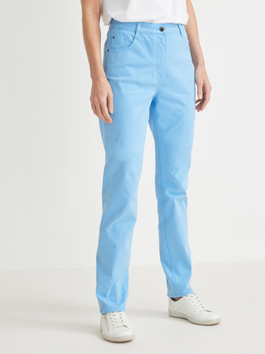 Pantalon 5 poches coupe droite - Daxon - Bleu