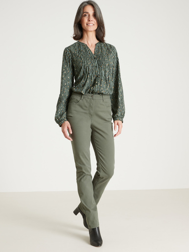 Pantalon 5 poches coupe droite