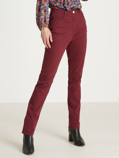 Lot de 5 Pantalons bordeaux à broderies 8-16ans Lot de 5 Pantalons bordeaux à broderies 8-16ans