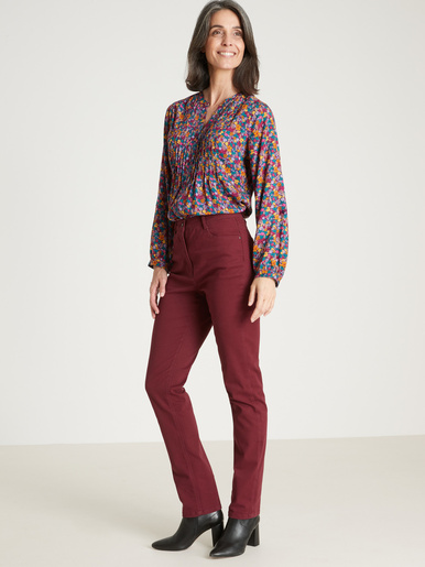 Pantalon 5 poches coupe droite