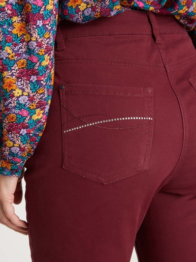 Pantalon 5 poches coupe droite