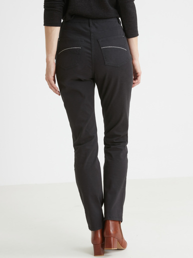 Pantalon 5 poches coupe droite