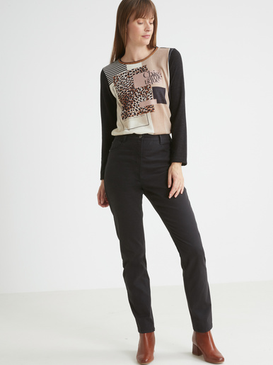 Pantalon 5 poches coupe droite
