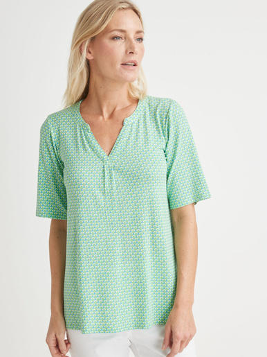 Tunique maille fluide coupe confort