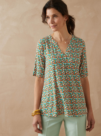 Tunique maille fluide coupe confort