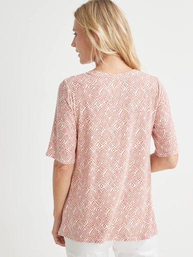 Tunique maille fluide coupe confort