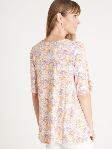 Tunique maille fluide coupe confort