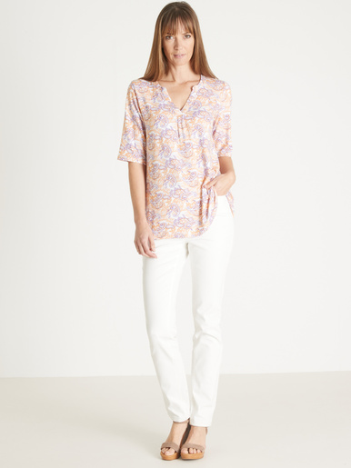 Tunique maille fluide coupe confort
