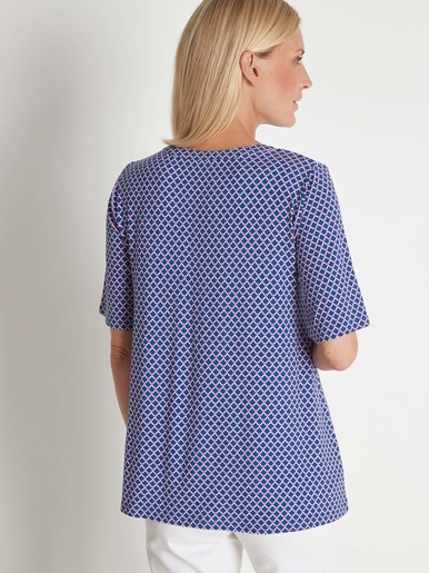 Tunique maille fluide coupe confort