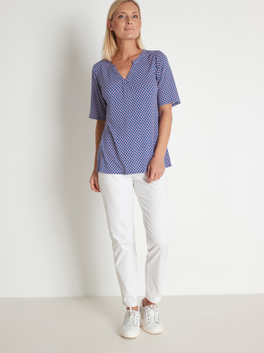 Tunique maille fluide coupe confort