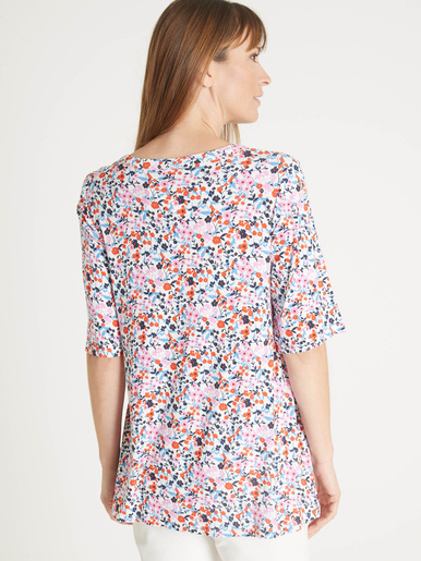 Tunique maille fluide coupe confort