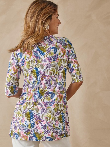 Tunique maille fluide coupe confort
