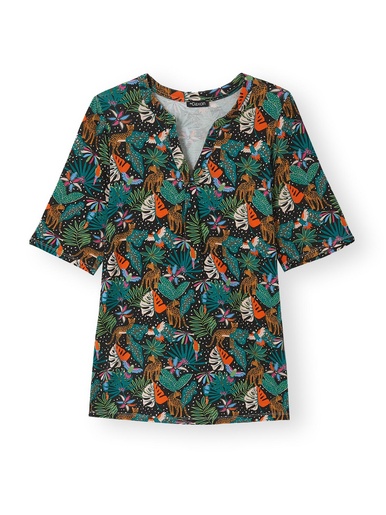 Tunique maille fluide coupe confort