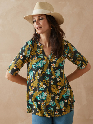Tunique maille fluide coupe confort