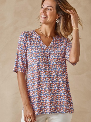 Tunique maille fluide coupe confort