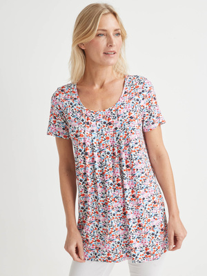 Tunique en maille avec plis d'aisance