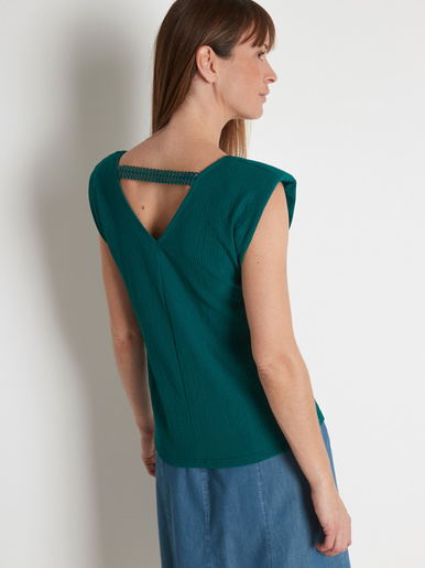 Tee-shirt dos fantaisie