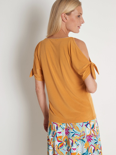 Tee-shirt manches T ouvertes