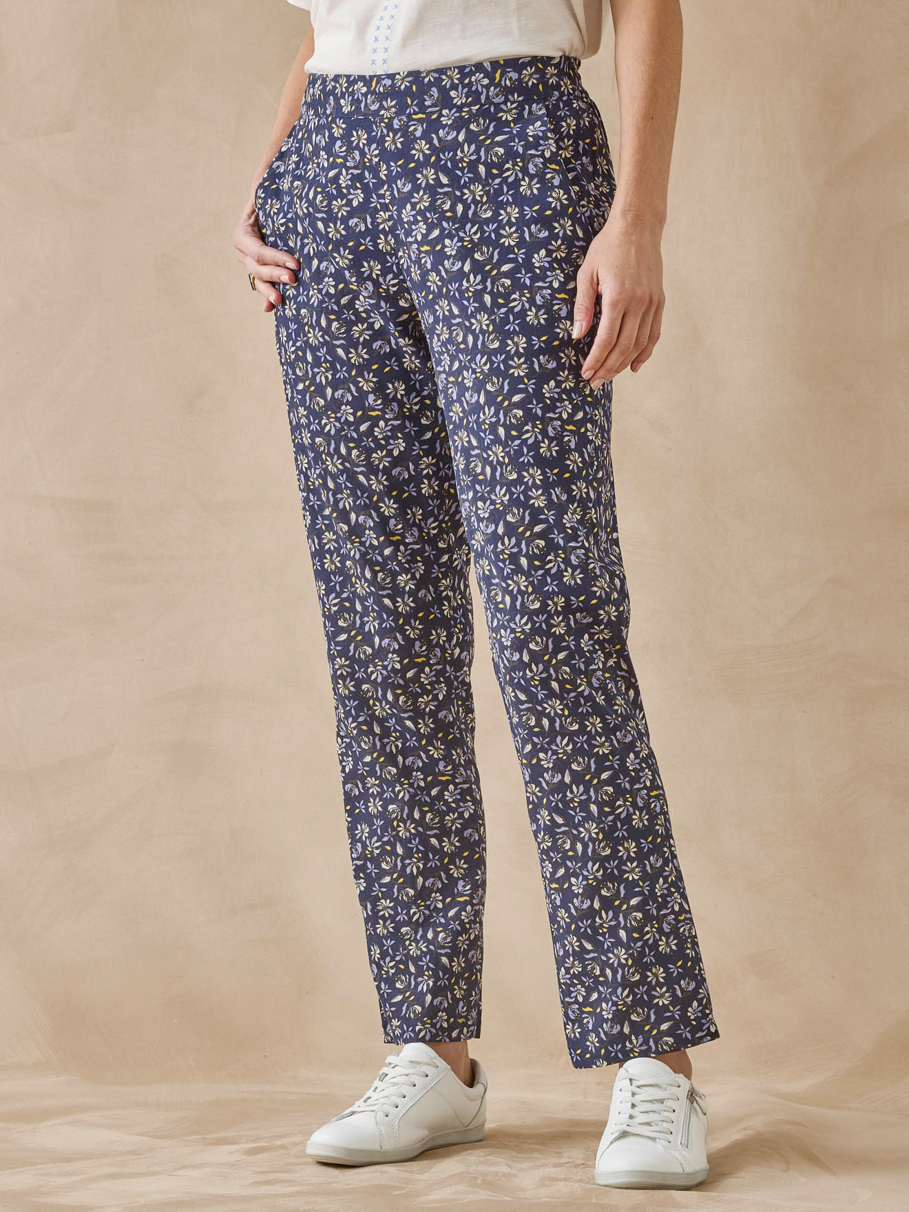 Pantalon fluide élastiqué Daxon Femme Daxon