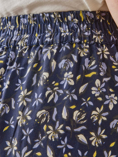 Pantalon fluide élastiqué