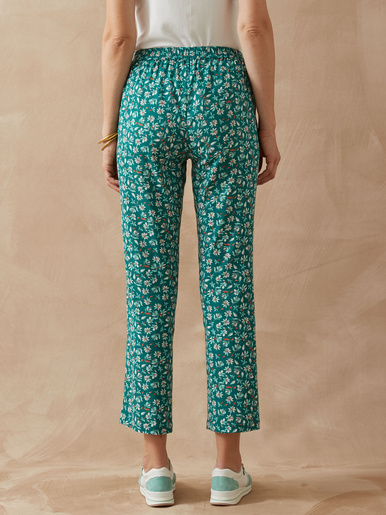 Pantalon fluide élastiqué