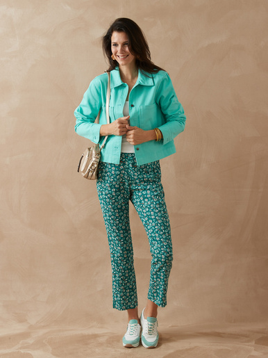 Pantalon fluide élastiqué