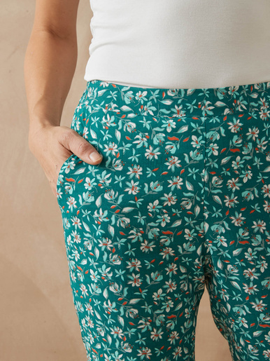 Pantalon fluide élastiqué
