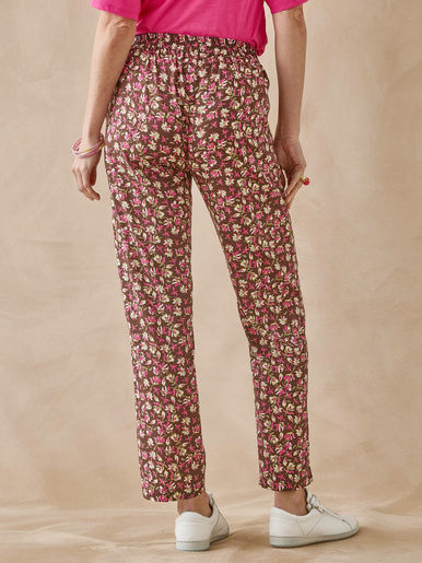 Pantalon fluide élastiqué